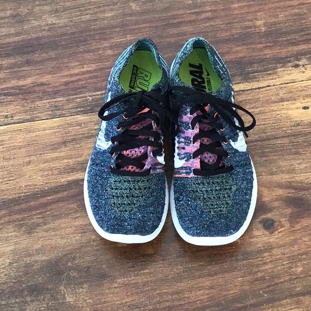 Nike free RN flyknit running shoes size 7 - Picture 2 of 5
